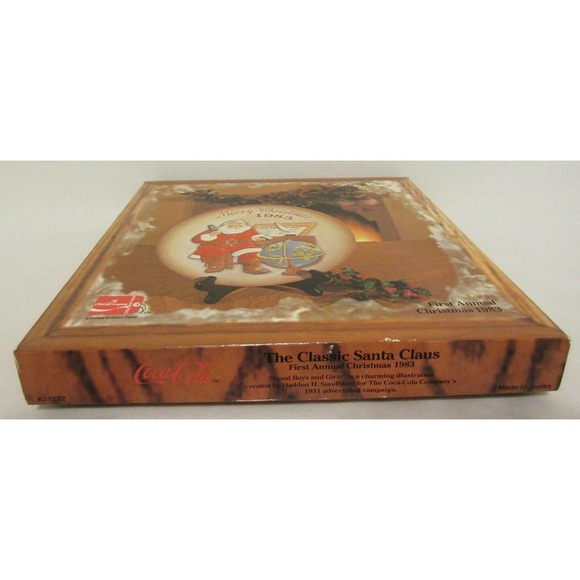 1983 Coca Cola Christmas Santa Collector Plate Royal Orleans First Annual #217 - Picture 12 of 12